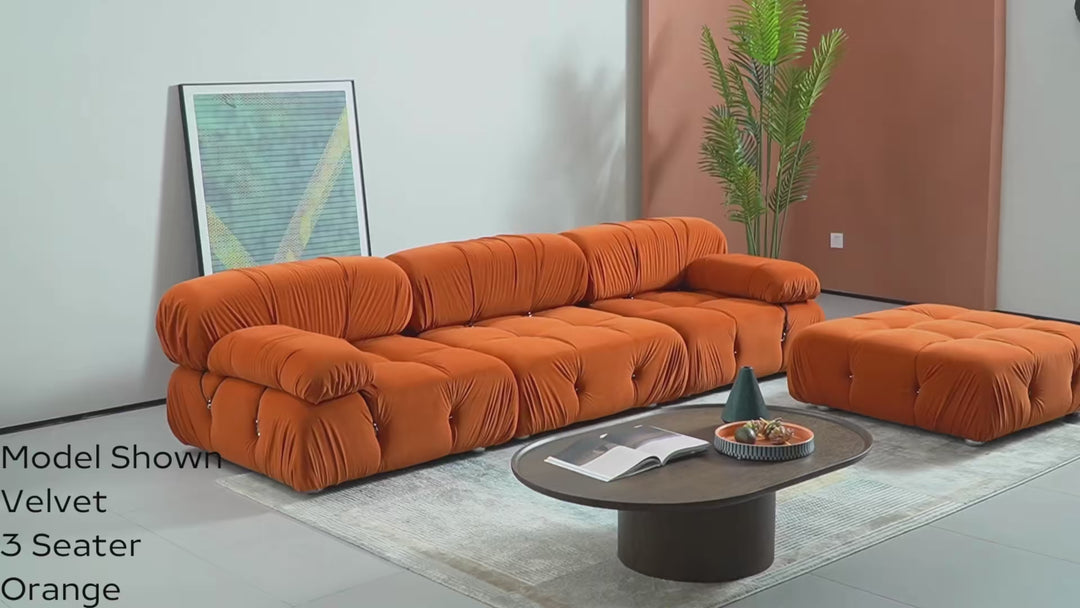 Varese-Sofa-3-Seats-Velvet-Orange