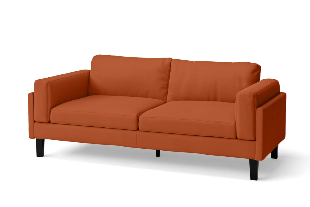 Orange Leather Sofas - LIVELUSSO
