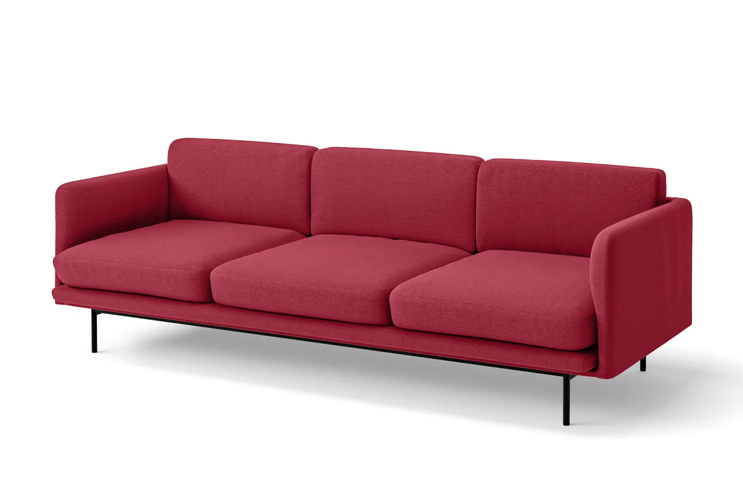 Red Linen Fabric Sofas - LIVELUSSO