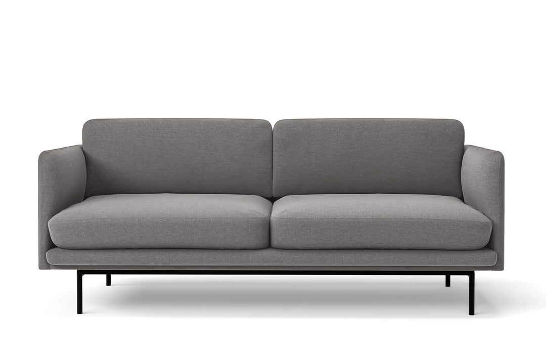 Ancona 2 Seater Sofa Grey Linen Fabric