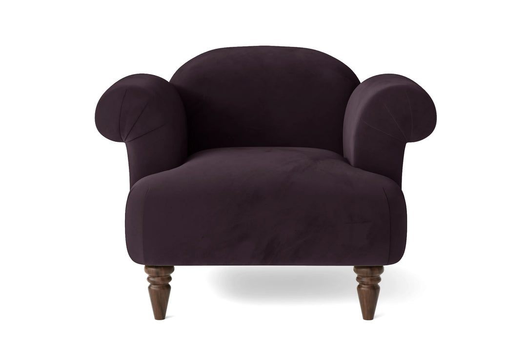 Barberton Armchair Purple Velvet