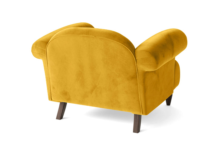Barberton Armchair Yellow Velvet