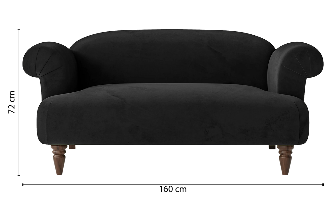 Barberton-Sofa-2-Seats-Velvet-Black_Dimensions_01
