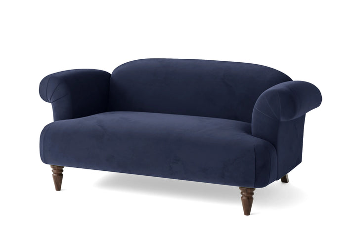 Barberton 2 Seater Sofa Dark Blue Velvet