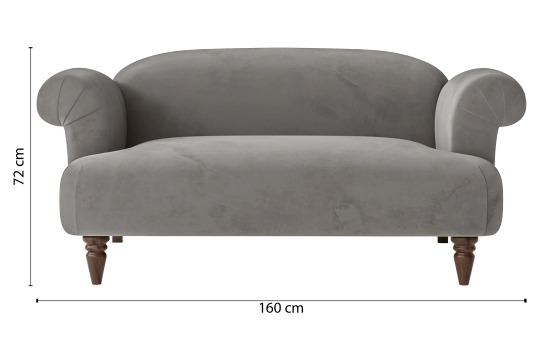 Barberton-Sofa-2-Seats-Velvet-Grey_Dimensions_01