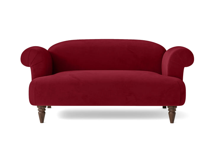 Barberton 2 Seater Sofa Red Velvet