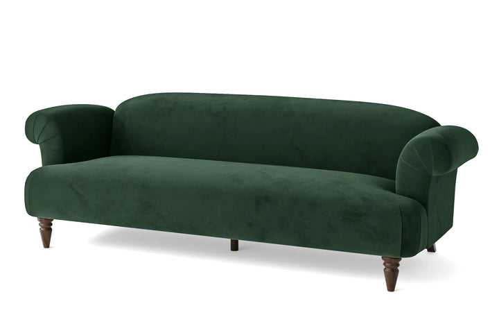 Barberton 4 Seater Sofa Green Velvet