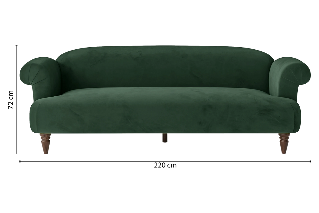 Barberton-Sofa-4-Seats-Velvet-Green_Dimensions_01