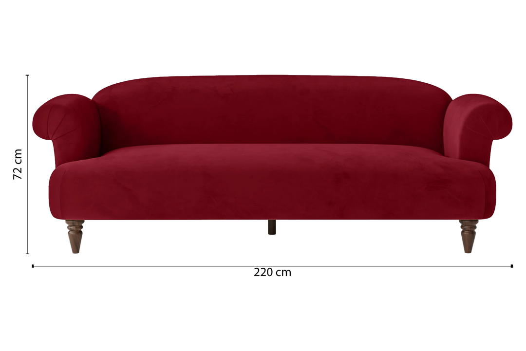 Barberton-Sofa-4-Seats-Velvet-Red_Dimensions_01
