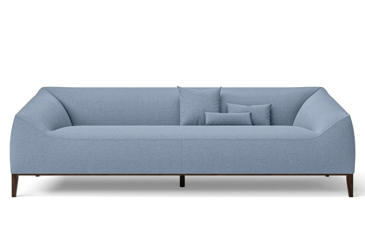 Bergamo 4 Seater Sofa Sky Blue Linen Fabric