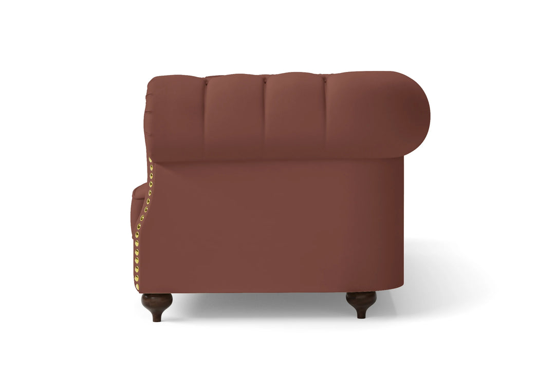 Bitonto 2 Seater Sofa Mauve Leather