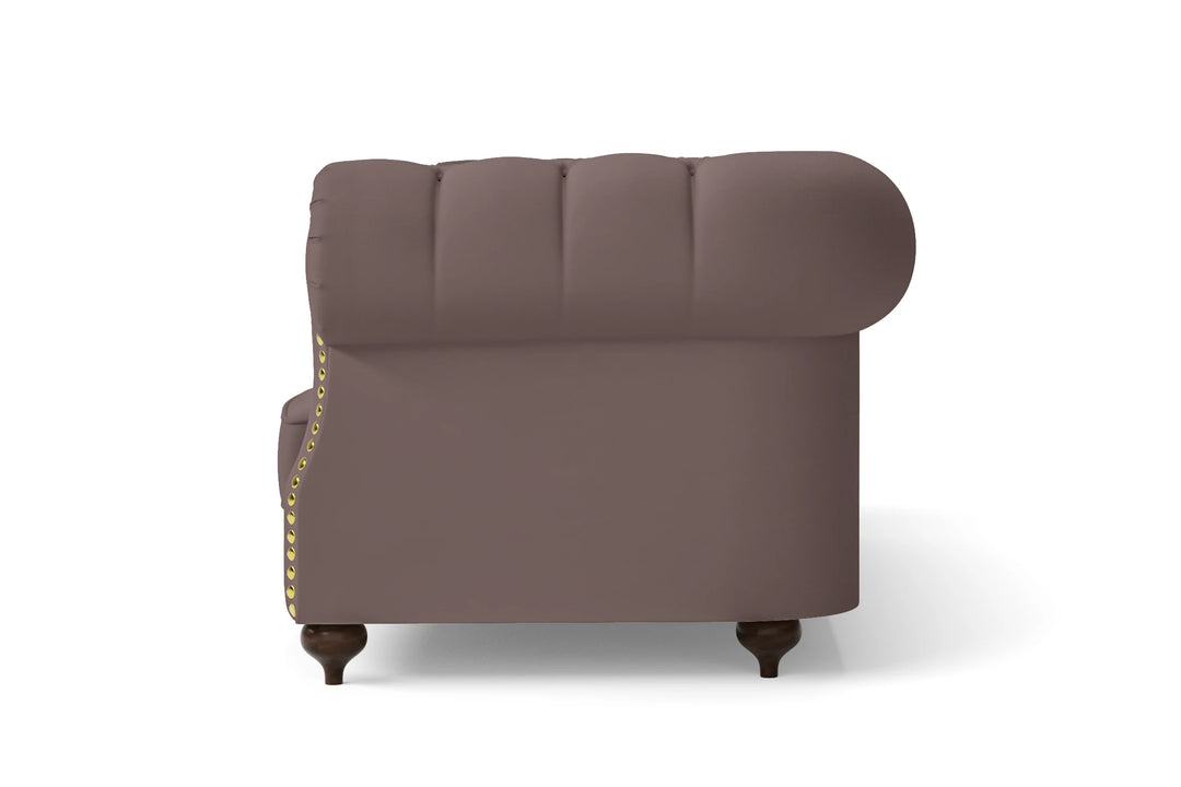 Bitonto 3 Seater Sofa Rose Taupe Leather