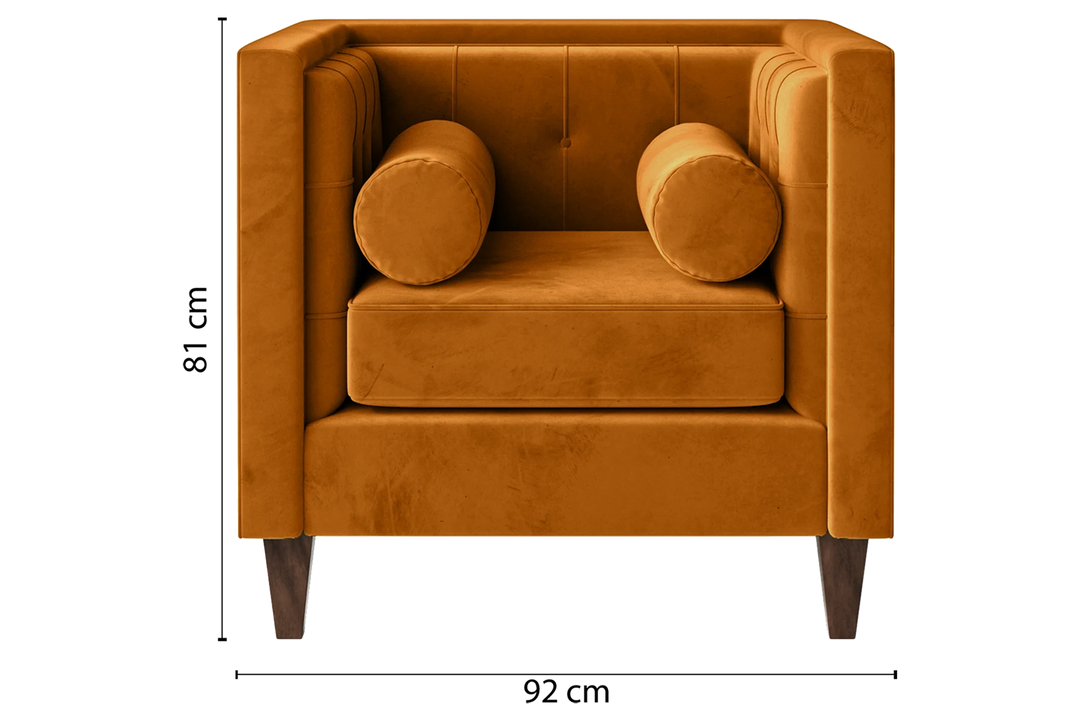 Brescia-Armchair-1-Seat-Velvet-Gold_Dimensions_01