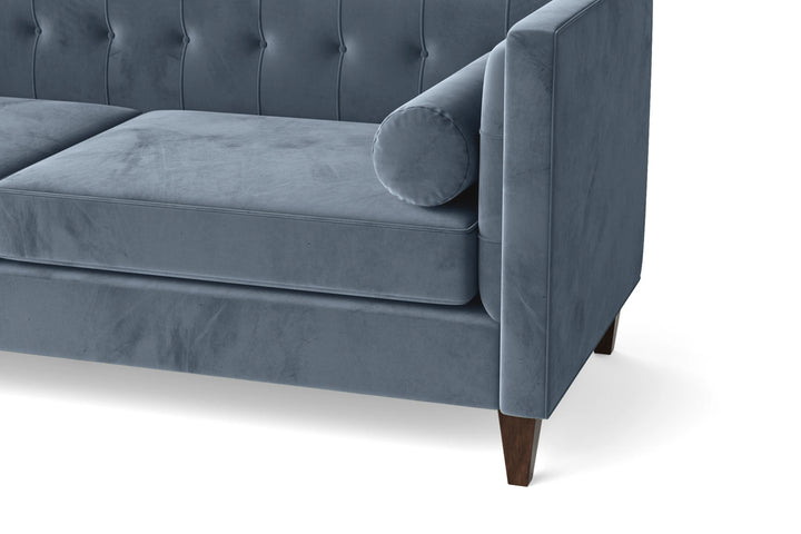 Brescia 2 Seater Sofa Baby Blue Velvet
