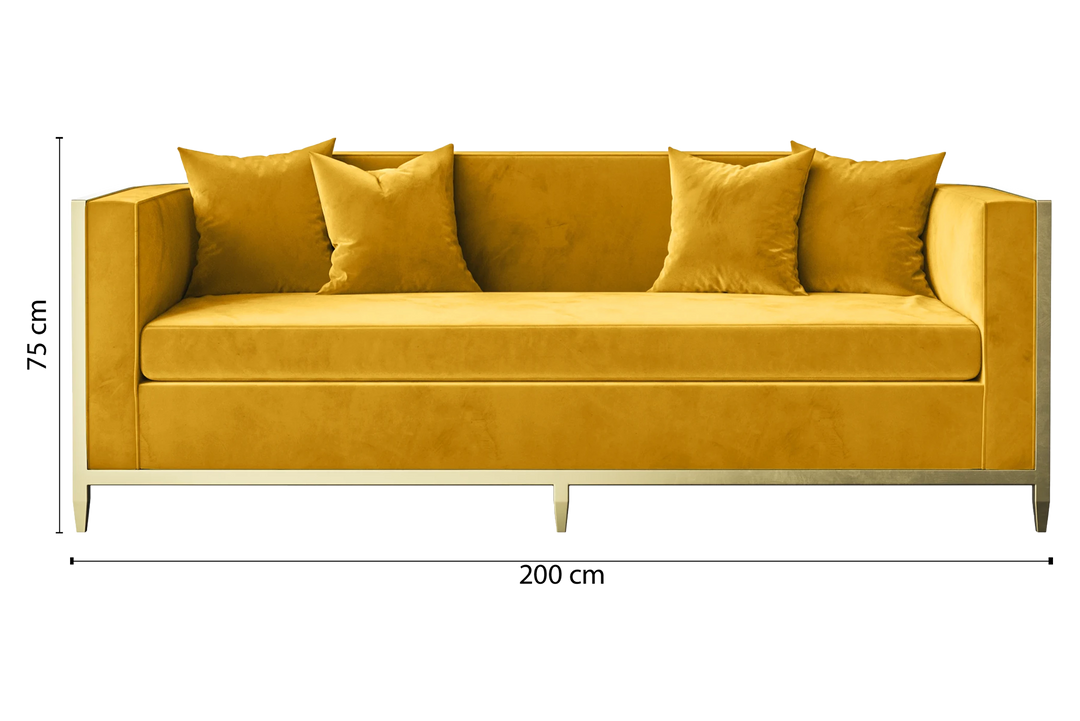 Carrara-Sofa-3-Seats-Velvet-Yellow_Dimensions_01
