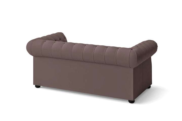 Cuneo 2 Seater Sofa Rose Taupe Leather