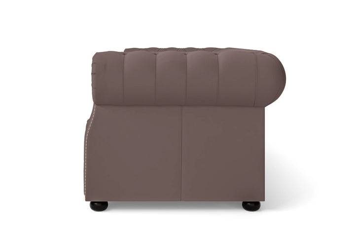 Cuneo 2 Seater Sofa Rose Taupe Leather