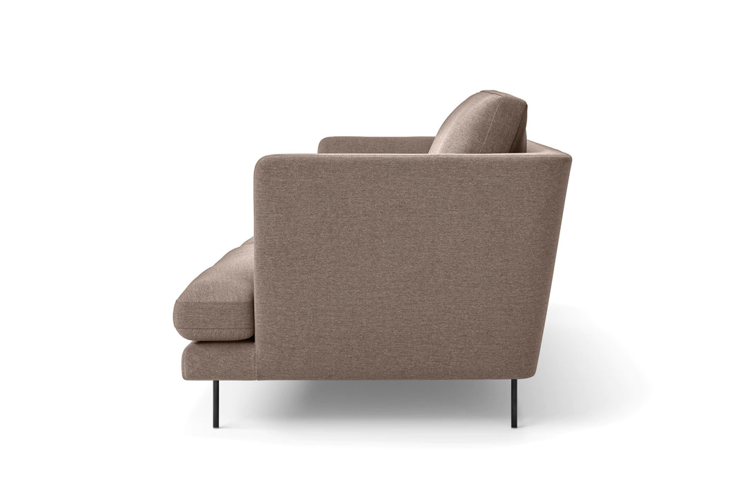 Faenza 2 Seater Sofa Caramel Linen Fabric