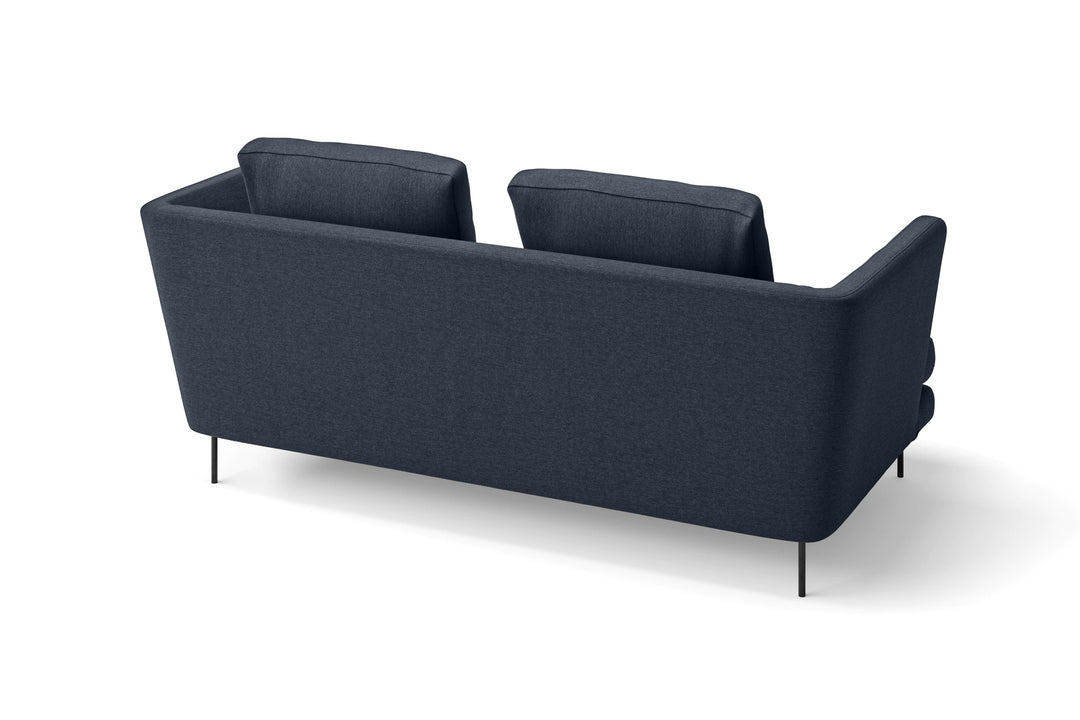 Faenza 2 Seater Sofa Dark Blue Linen Fabric