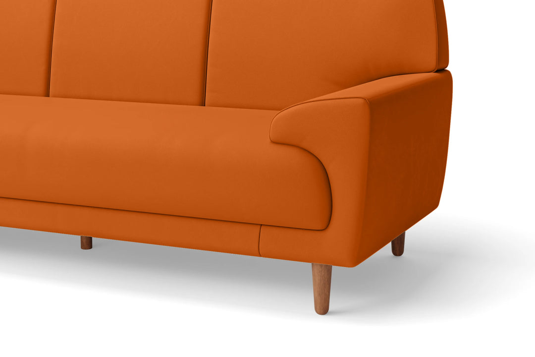 Ferrara 2 Seater Sofa Orange Leather