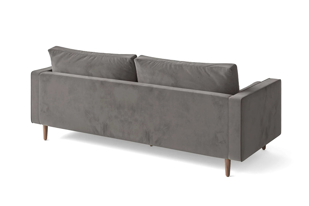 Gela 2 Seater Sofa Grey Velvet
