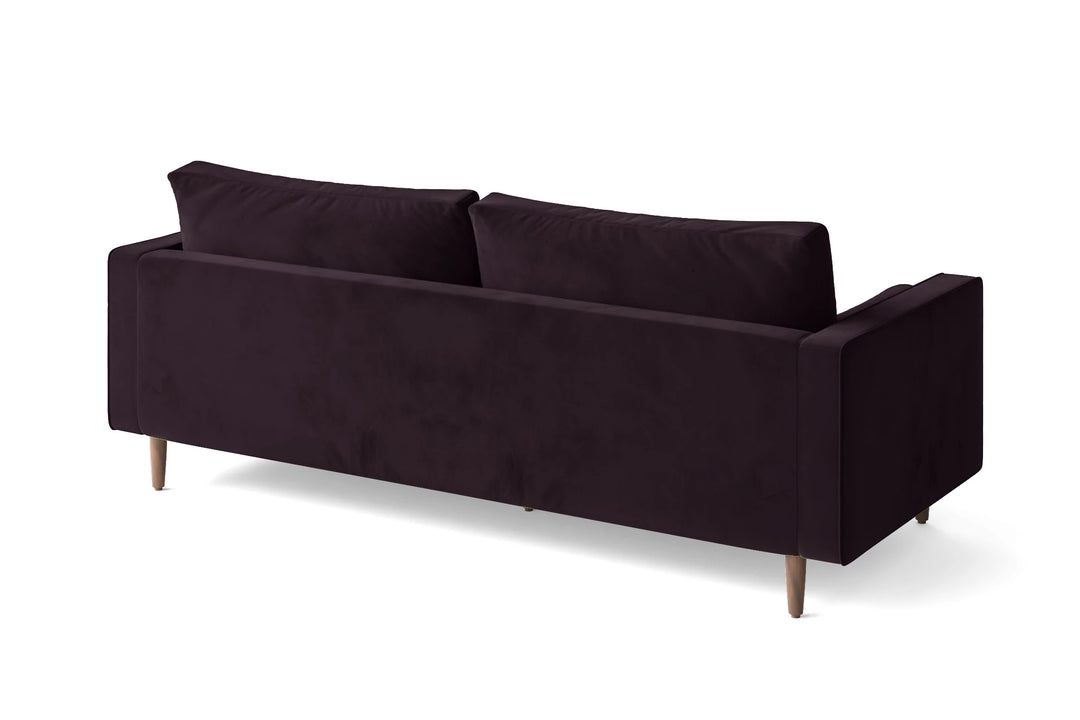 Gela 2 Seater Sofa Purple Velvet