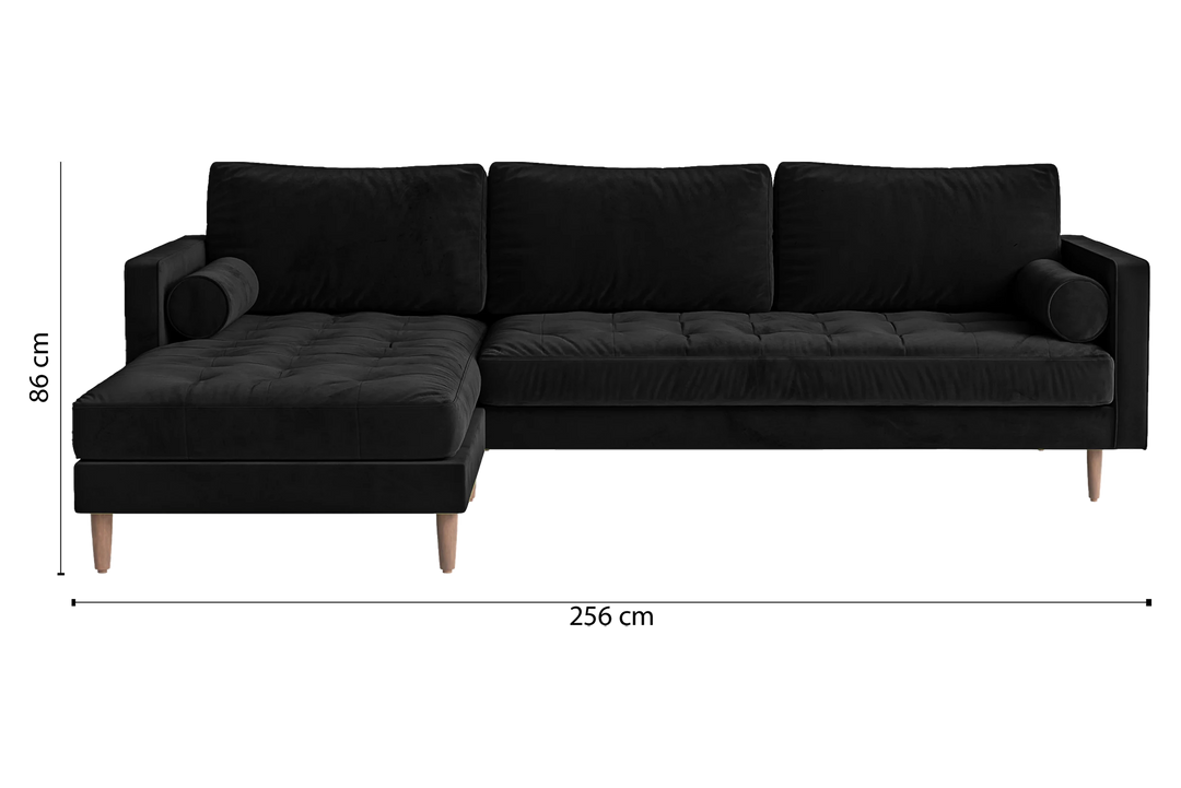Gela-Sofa-3-Seats-Left-Hand-Facing-Chaise-Lounge-Corner-Sofa-Velvet-Black_Dimensions_01