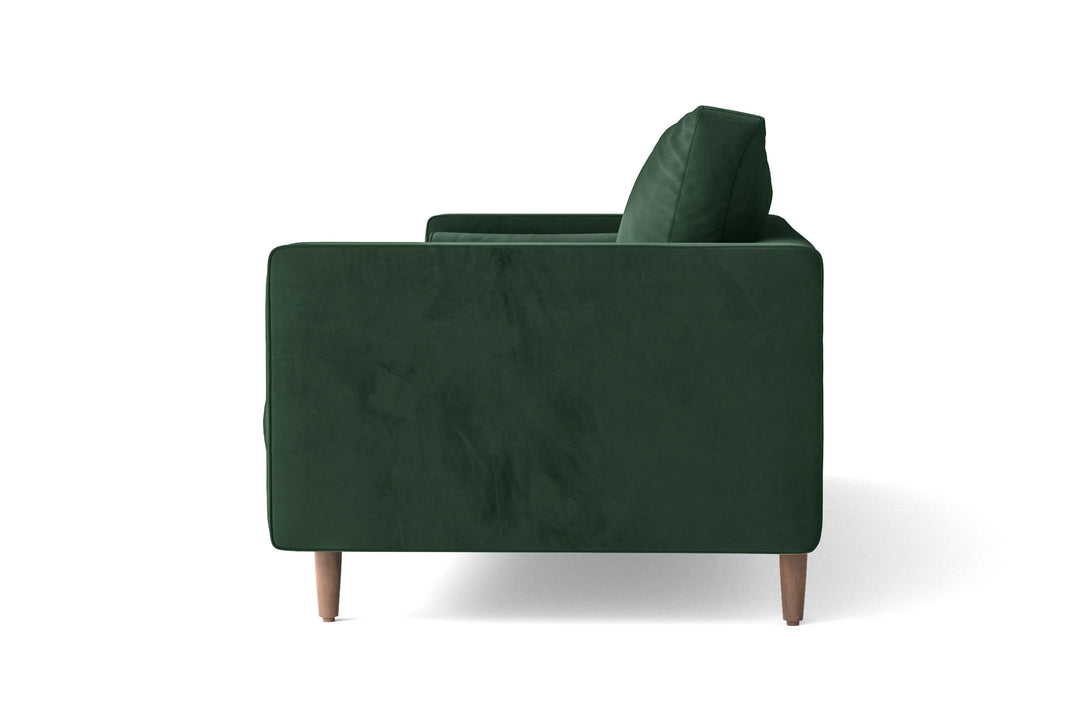 Gela 3 Seater Sofa Green Velvet