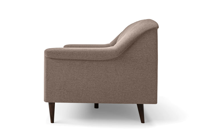 Giovanni 3 Seater Sofa Caramel Linen Fabric