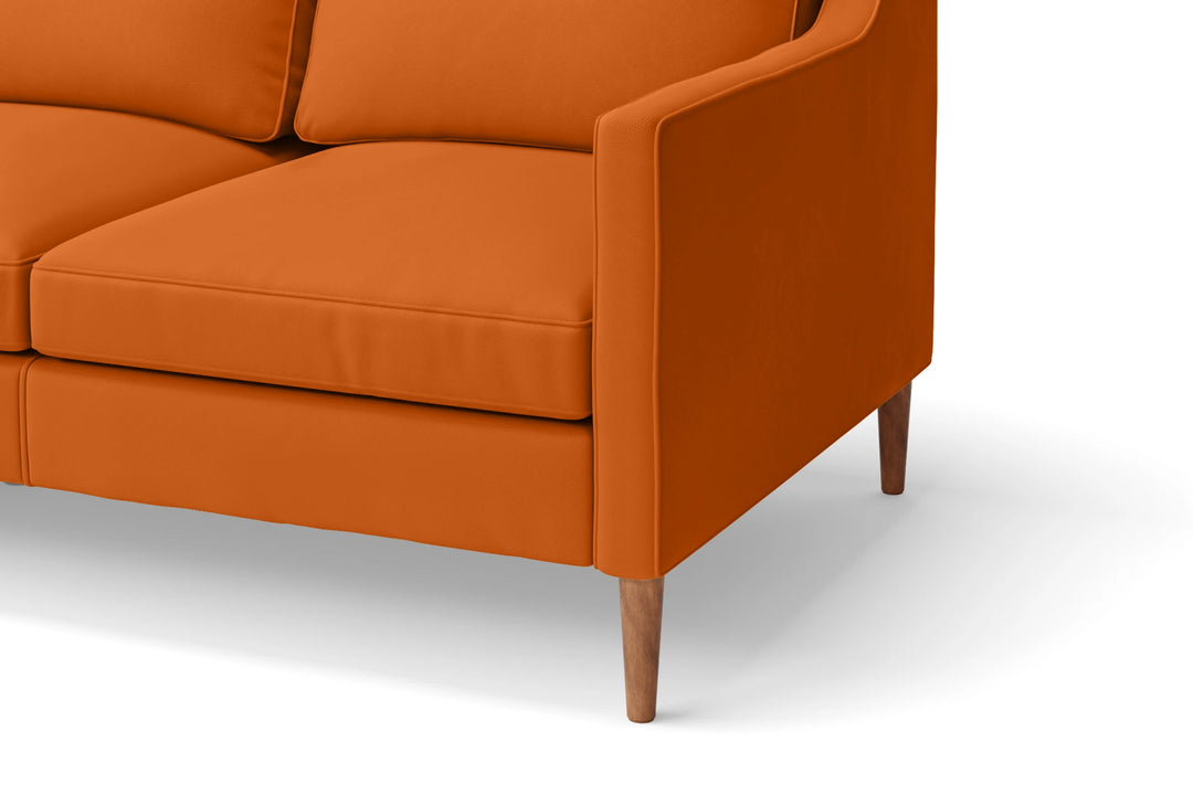 Greco Armchair Orange Leather