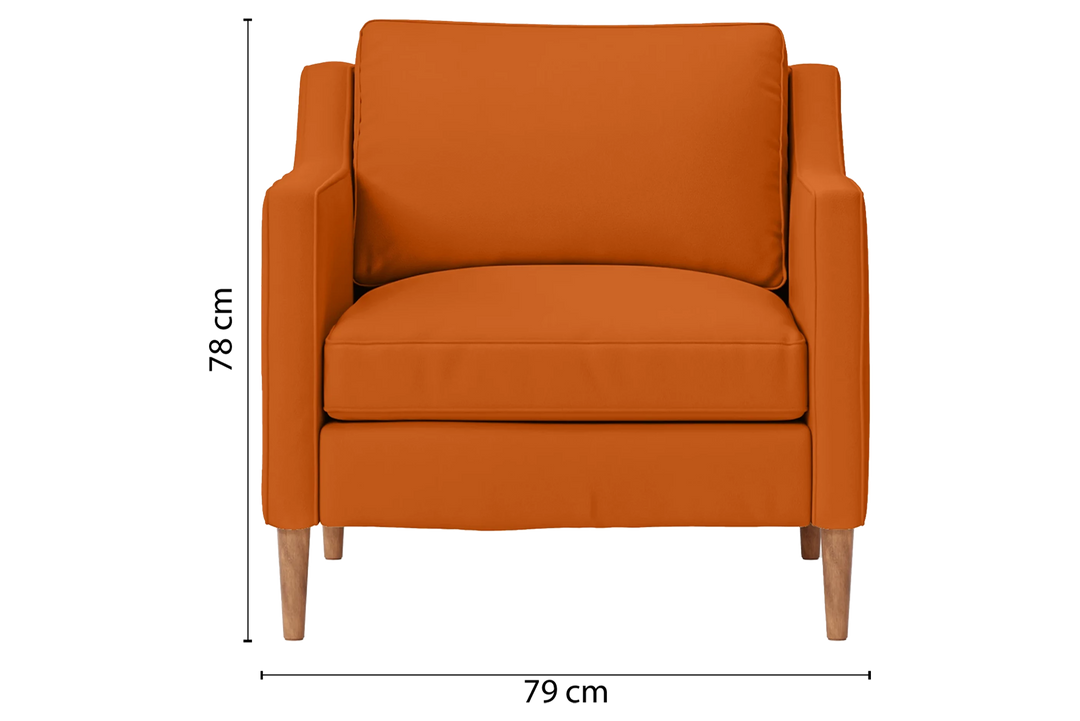 Greco-Armchair-1-Seat-Leather-Orange_Dimensions_01
