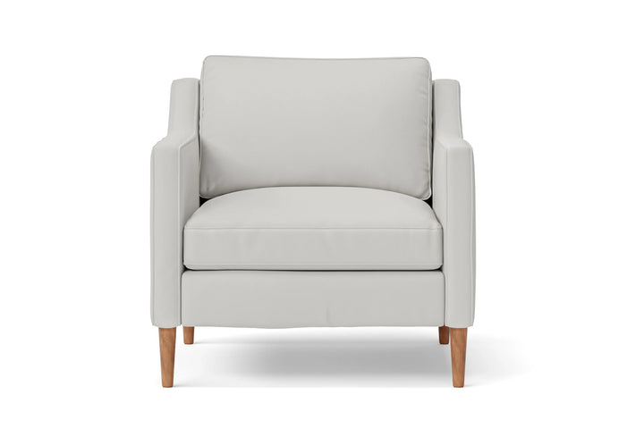 Greco Armchair White Leather
