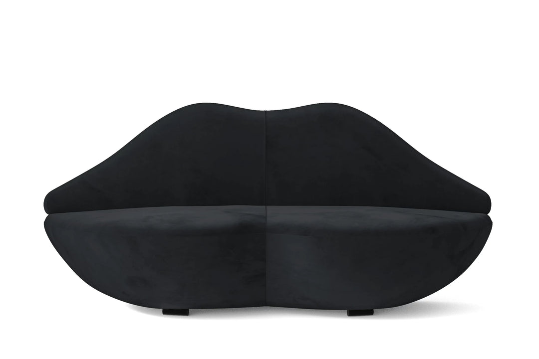 Grosseto 3 Seater Sofa Dark Grey Velvet