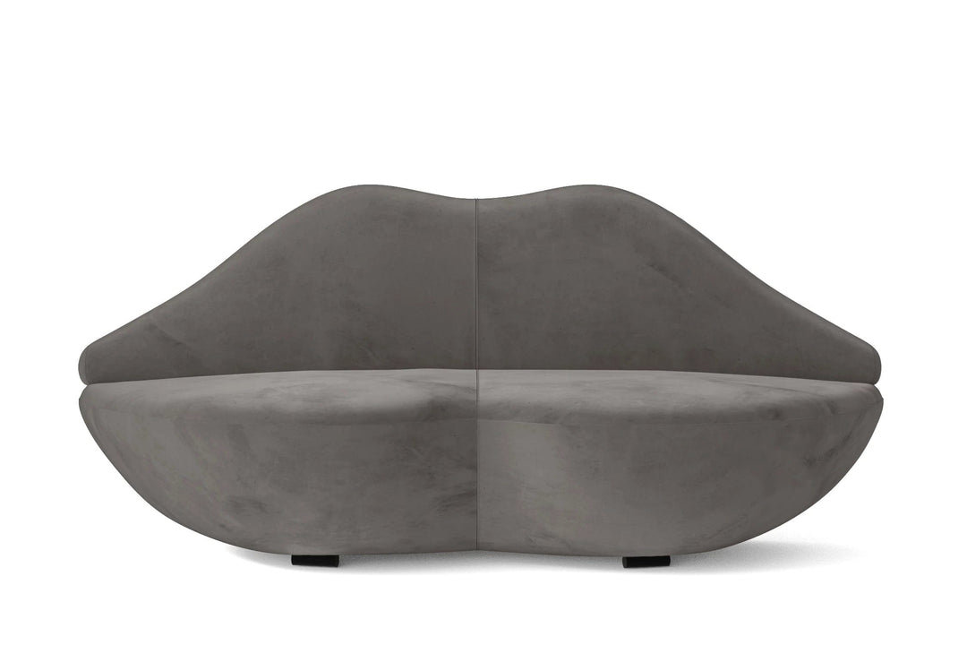 Grosseto 3 Seater Sofa Grey Velvet