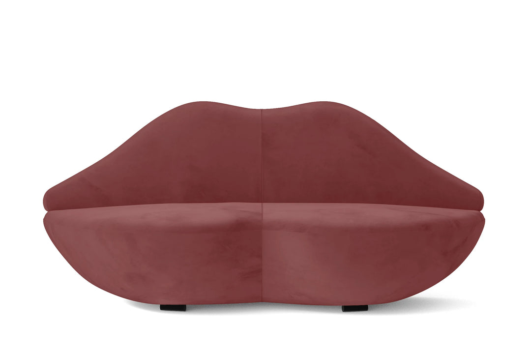 Grosseto 3 Seater Sofa Pink Velvet
