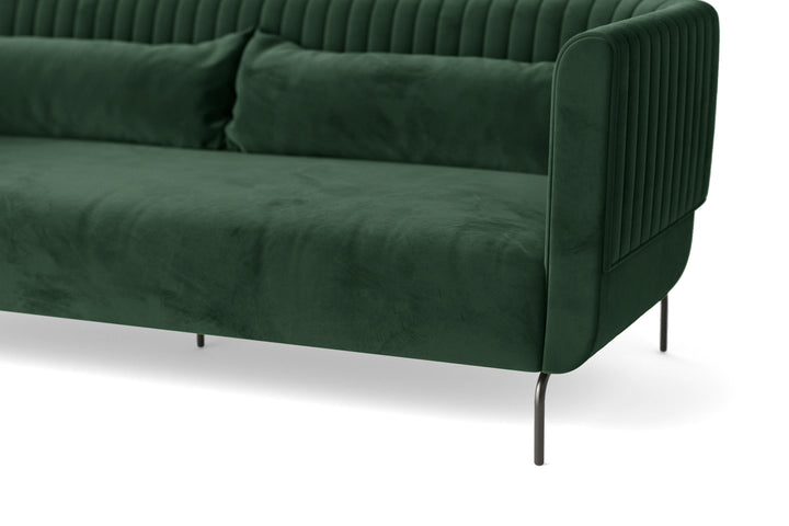 Jackson 4 Seater Sofa Green Velvet