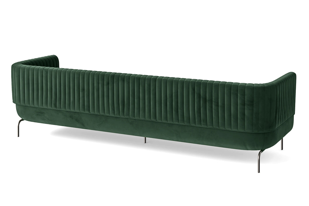 Jackson 4 Seater Sofa Green Velvet