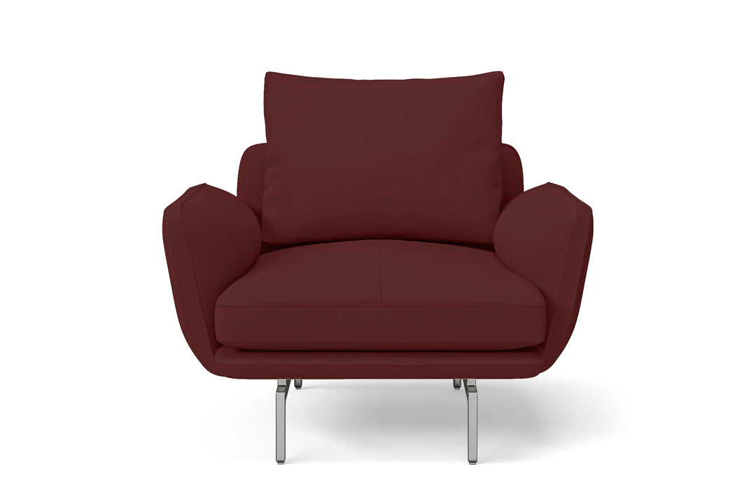 Legnano Armchair Red Leather