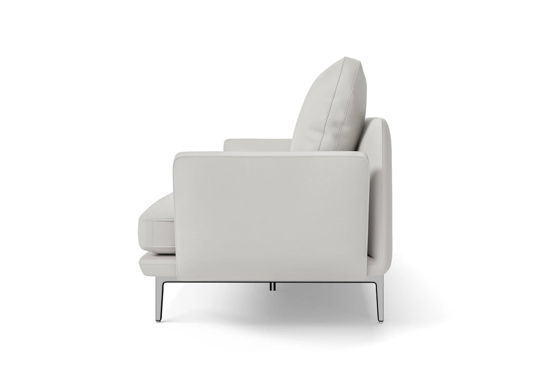 Legnano 4 Seater Sofa White Leather