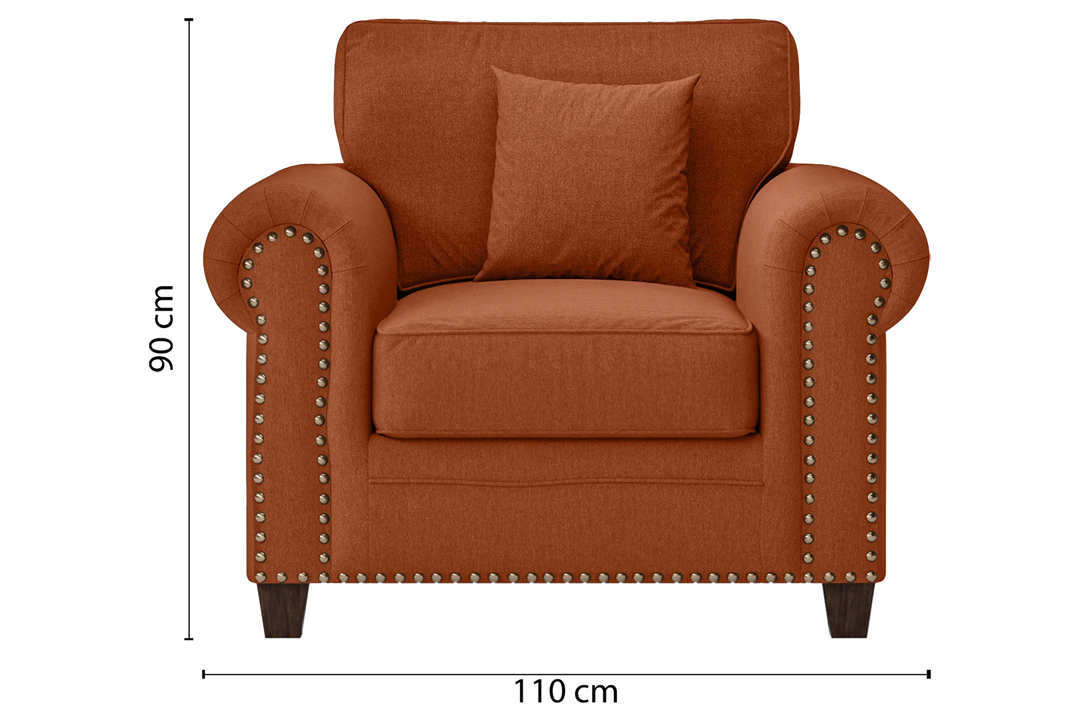 Marano-Armchair-1-Seat-Linen-Orange_Dimensions_01