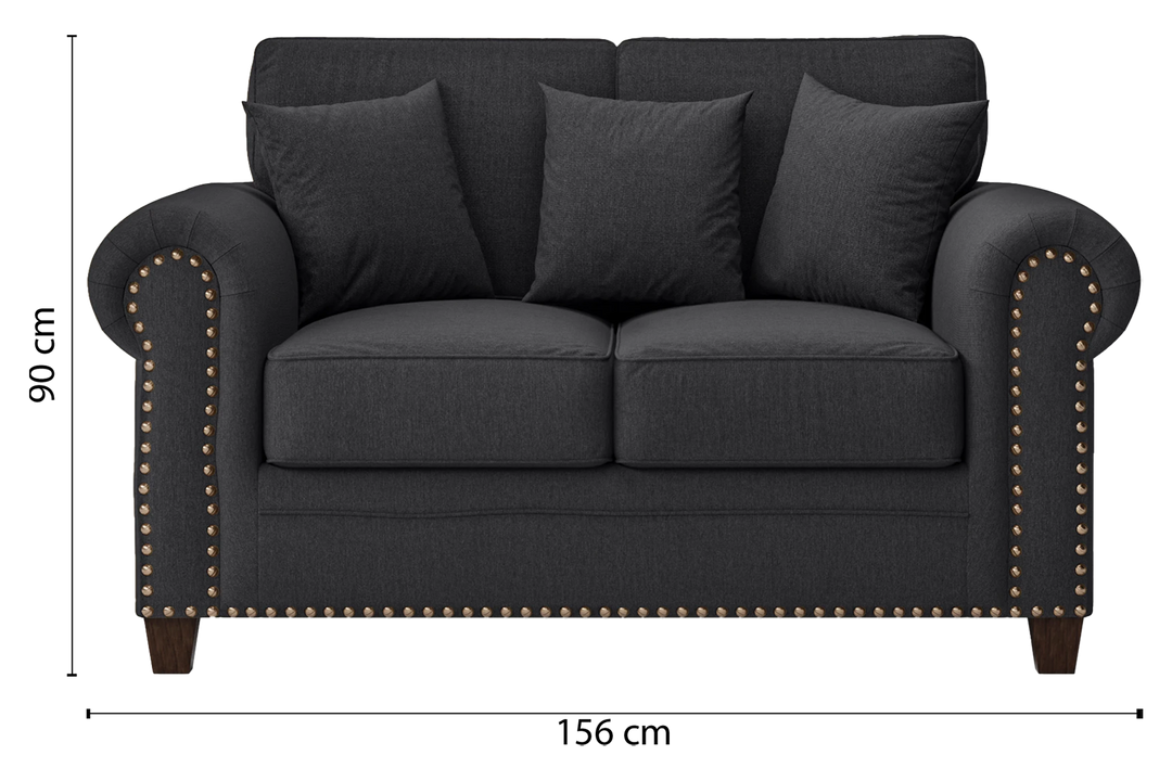 Marano-Sofa-2-Seats-Linen-Dark-Grey_Dimensions_01