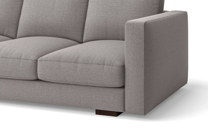 Messina 2 Seater Sofa Grey Linen Fabric