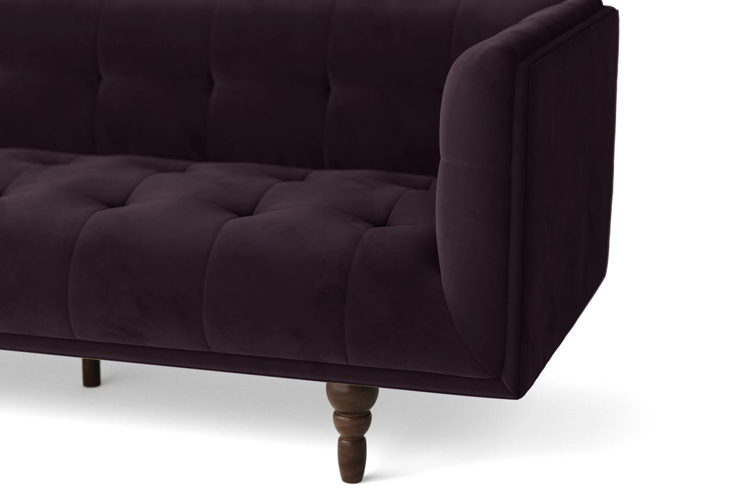 Nahant Armchair Purple Velvet