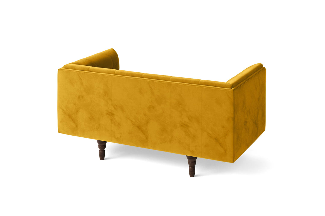 Nahant 2 Seater Sofa Yellow Velvet