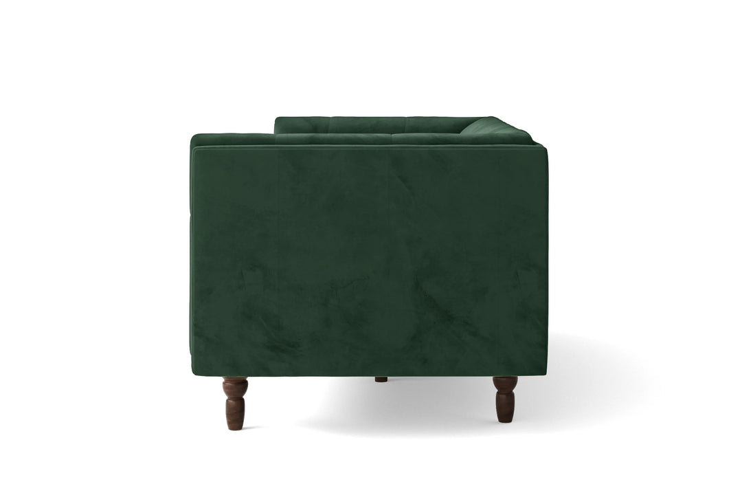 Nahant 3 Seater Sofa Green Velvet