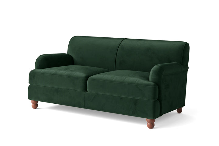 Pisa 2 Seater Sofa Green Velvet