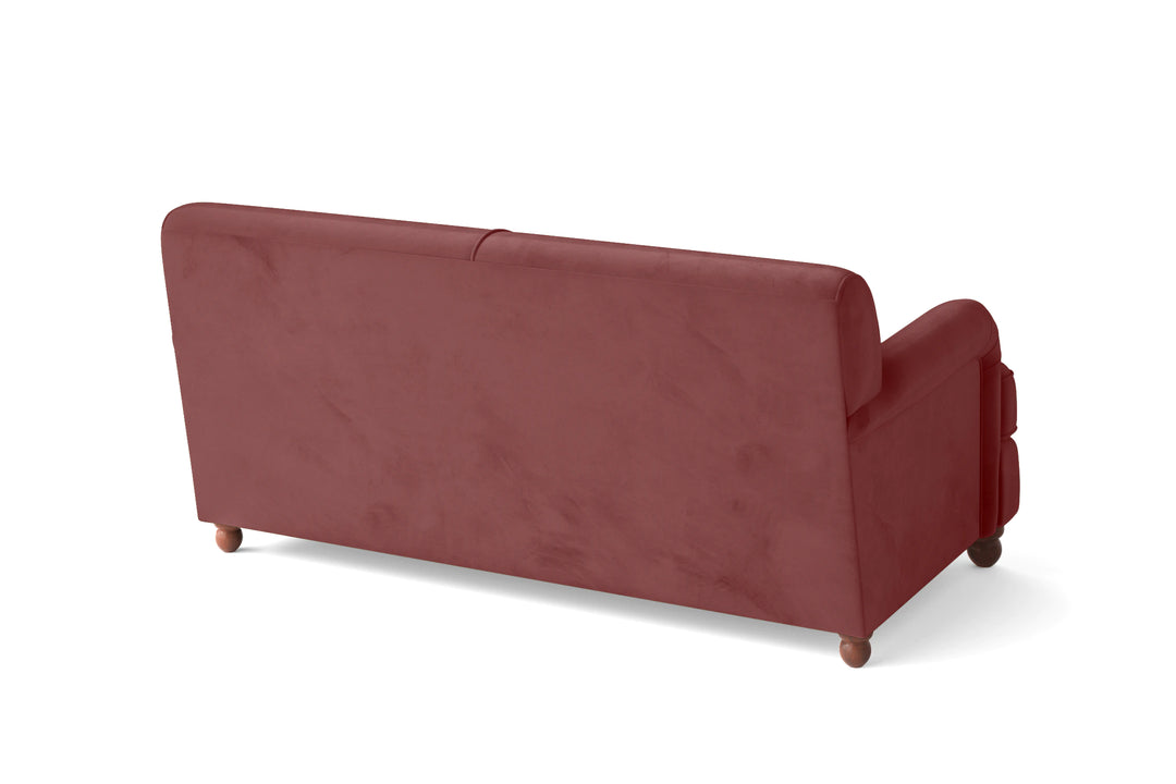 Pisa 2 Seater Sofa Pink Velvet