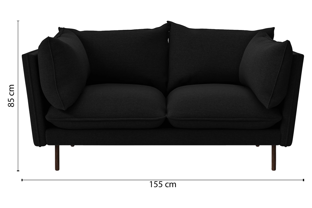 Pistoia-Sofa-2-Seats-Linen-Black_Dimensions_01