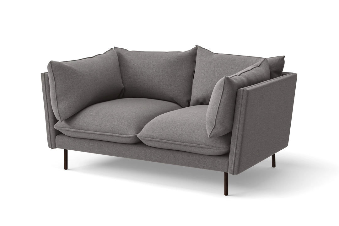 Pistoia 2 Seater Sofa Grey Linen Fabric