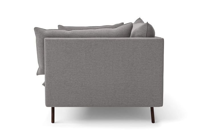 Pistoia 4 Seater Sofa Grey Linen Fabric